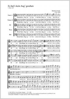 Es hat's kein Aug gesehen 