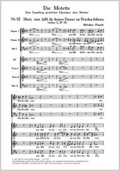 Herr, nun lässest du deinen Diener 