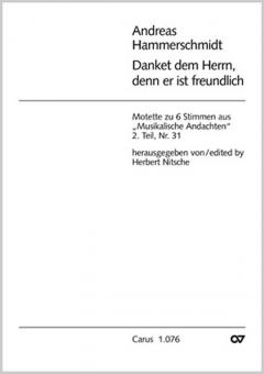 Danket dem Herrn, denn er ist freundlich 