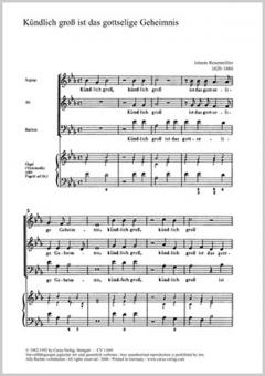 Kündlich gross ist das gottselige 