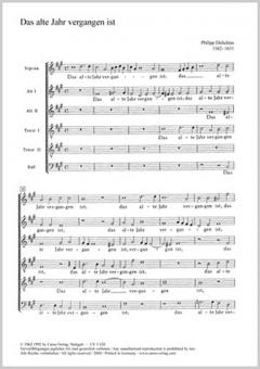 Das alte Jahr vergangen ist 