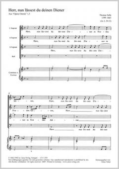 Herr, nun lässest du deinen Diener 