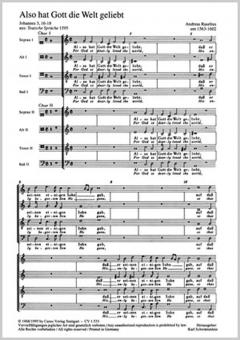 Also hat Gott die Welt geliebt 