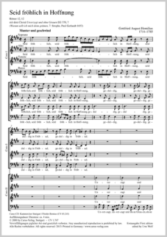 Seid fröhlich in Hoffnung Standard