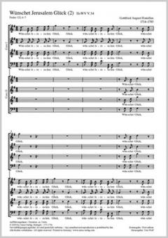 Wünschet Jerusalem Glück (II) 