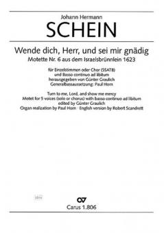 Wende dich, Herr, und sei mir gnädig op. 6 