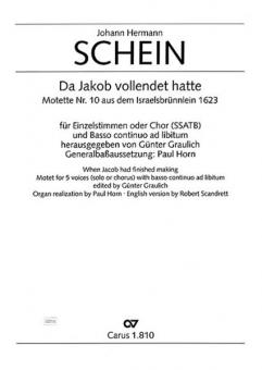 Da Jakob vollendet hatte op. 10 
