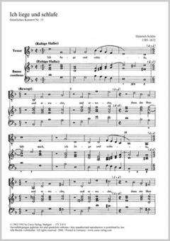 Ich liege und schlafe SWV310 