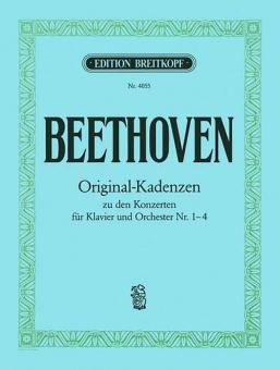 8 Original-Kadenzen zu den Klavierkonzerten Nr.1, 2, 3 und 4 