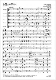 In Meeres Mitten op. 91/6 Standard