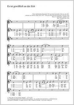 Es ist gewisslich an der Zeit 