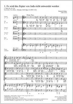 Es wird das Zepter von Juda SWV369 Standard