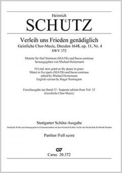 Verleih uns Frieden SWV372 Standard