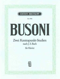 2 Kontrapunkt-Studien nach J. S. Bach 
