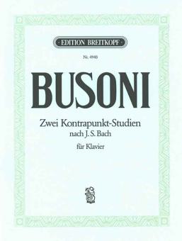 2 Kontrapunkt-Studien nach J. S. Bach 