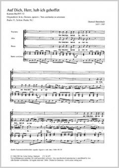 Auf dich, Herr, hab ich gehoffet Standard