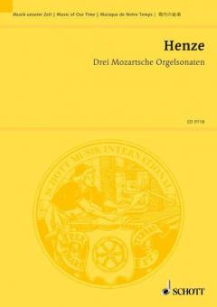 Drei Mozartsche Orgelsonaten Standard