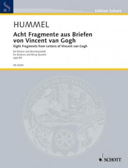 Acht Fragmente aus Briefen von Vincent van Gogh Standard