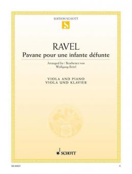 Pavane pour une infante défunte Standard