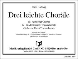 3 leichte Choräle 