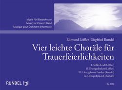 Vier leichte Choräle für Trauerfeierlichkeiten 