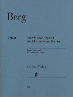 Vier Stücke op. 5 