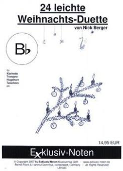 24 leichte Weihnachtsduette für Bb-Instrumente 