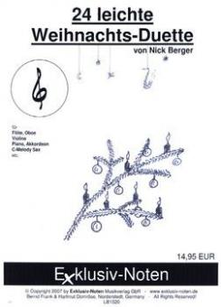 24 leichte Weihnachtsduette für C-Instrumente 