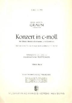 Konzert für Oboe, Streichorchester und Continuo 