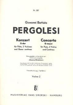 Konzert für Flöte, Streicher und Bc 