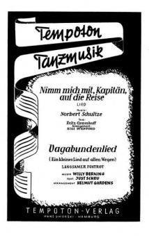 Nimm mich mit, Kapitän auf die Reise / Vagabundenlied 