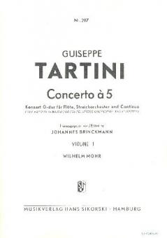 Concerto a 5 für Flöte, Streicher und Bc 