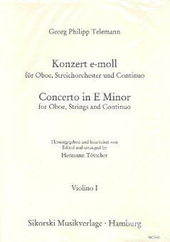 Konzert für Oboe, Streicher und Bc 