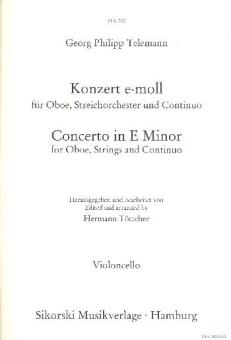 Konzert für Oboe, Streicher und Bc 