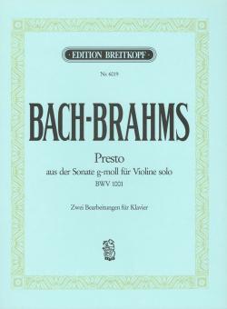 Presto nach Bach 