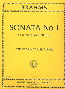 Sonata No.1 F Minor Op.120 