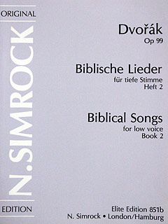 Biblische Lieder op. 99 Band 2 