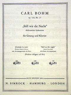 Still wie die Nacht op. 326/27 
