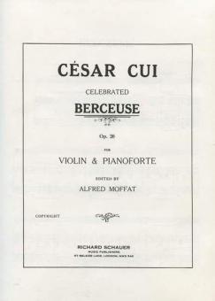 Berceuse op. 20 