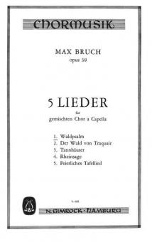 Fünf Lieder op. 38/1 