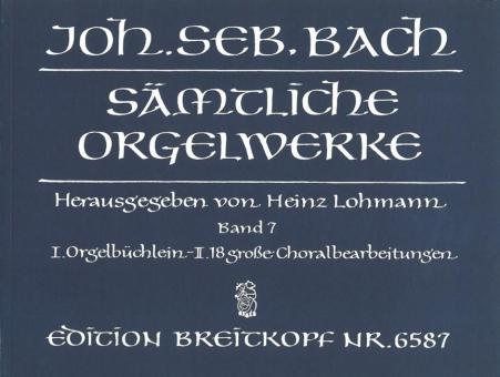 Sämtliche Orgelwerke Band 7 