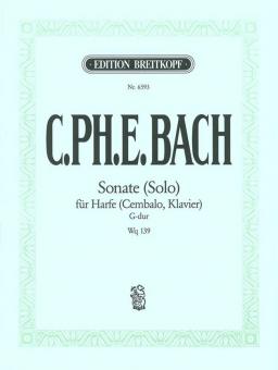 Sonate (Solo) G-dur Wq 139 (H. 563) 