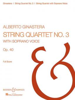 Streichquartett Nr. 3 op. 40 