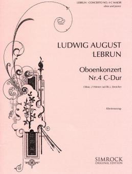 Konzert Nr. 4 C-Dur für Oboe, 2 Hörner (ad lib.) und Streicher 