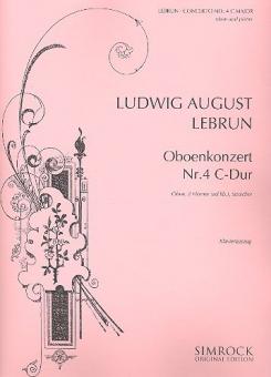Konzert Nr. 4 C-Dur für Oboe, 2 Hörner (ad lib.) und Streicher 