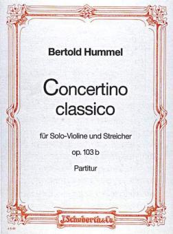 Concertino classico D-Dur op. 103b Standard