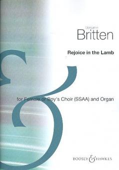 Rejoice in the lamb op. 30 
