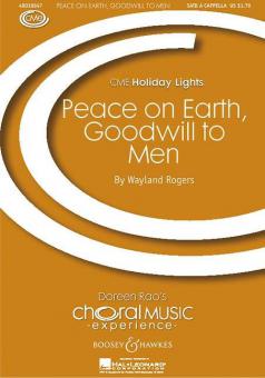 Peace on earth, goodwill to men 