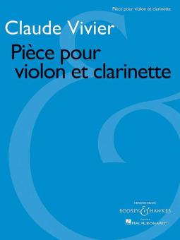 Pièce pour violon et clarinette 