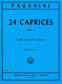 24 Capricen op. 1 